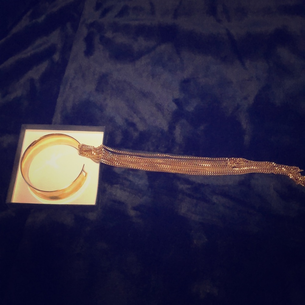 18K plated gold bracelet
